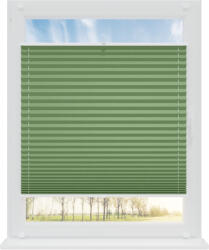 RENA Jaluzele plisate non-invazive cu cârligi verde : Înălțime (cm) - 150, Lățime (cm) - 146 (PKLBIKLZIE/146/150)