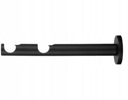 RENA Suport dublu negru mat diametru 19 mm (WSPPR1919CM) Suport draperie