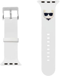 Karl Lagerfeld Apple Watch 38/ 40/ 41mm Karl Lagerfeld KLAWMSLCW Choupette Head óraszíj fehér (KLAWMSLCW)