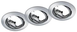 TRIO Jura króm beépíthető lámpa szett (TRI-650100306) GU10 1 izzós IP20 (650100306)