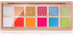 Makeup Revolution The Icon Palette szemhéjfesték paletta árnyalat The Vibrant Icon Brights Palette 12x0.7 g