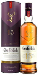 Glenfiddich 15 éves Skót Single Malt Whisky 0.7l DRS 40%