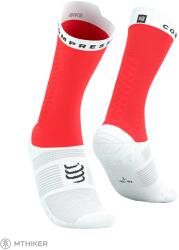 Compressport Pro Racing v4.0 Bike zokni, piros/fehér (T2 (EU 39 - 41))