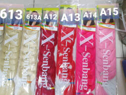 X-Senbang 613-613a-A12-A13-A14-A15 Kanekalon hajak