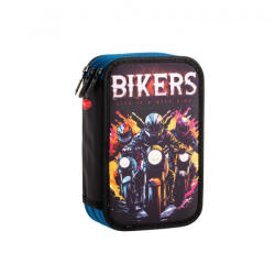 DACO Penar echipat cu 3 fermoare Daco PE3033E, Motiv bikers (PE3033E) Penar
