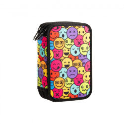 DACO Penar neechipat cu 3 fermoare Daco PE3032, Motiv emoticons (PE3032) Penar