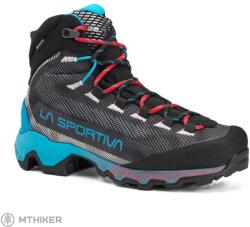 La Sportiva Aequilibrium Hike GTX női túrabakancs, carbon/malibu blue (EU 41)