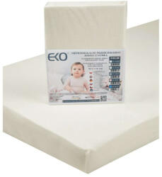 Eko Vízálló gumis lepedő Jersey bézs 120x60 cm - pepita
