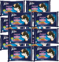 FELIX FELIX Fantastic Junior csirke és lazac zselé 12x (4x85g)