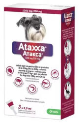 FYPRYST Ataxxa 1250 mg/250 mg, antiparazitar extern pentru caine de talie medie (10-25 kg), 1 pipeta