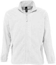 SOL'S Unisex felnőtt North Fleece kabát XL fehér