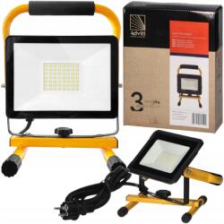 ORNO Halogén Led 50W Építőipari Munkafényszóró Hordozható Fogantyúval IP65 4000K (AD-NR-6591L4)