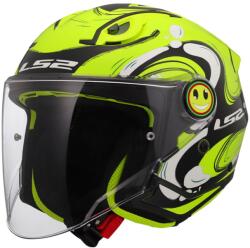 LS2 Casca de motocicleta deschisa pentru copii LS2 OF622 Funny II Glup galben fluo (LS366222054-MASTER)
