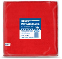 Bonus BonusPro MicroClean Extra kendő 40x40cm, 10db/csg piros (B277)