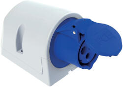 Commel CEE ipari falra rögzíthető dugalj IEC 309 16 A 250 V ~ 3P IP44 (282-511) - szerek
