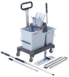 Vileda US Pro Ready to Go takarítókocsi (10L vödör+25L vödör+moptartó+mop+nyél tolókarral) (173906)