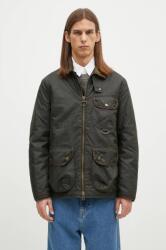 Barbour rövid kabát Angler Wax Jacket férfi, zöld, átmeneti, MWX2348 - zöld L