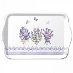Ambiente B. V Levendulás műanyag tálca - 21x13 cm - Lovely lavender (VR-13719735)