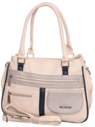 Hernan Bag's Collection bézs-szürke-kék női táska (6029# (MB-k) BEIGE/GREY)