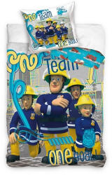 Carbotex Sam a tűzoltó Team Goal ágyneműhuzat 140×200cm, 70x90 cm (CBX225013FSA)