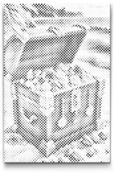  PontPöttyöző - Kincsesláda Méret: 40x60cm, Keretezés: Műanyagtáblával, Szín: Fekete