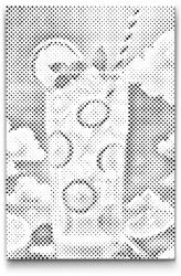  PontPöttyöző - Citromos limonádé Méret: 40x60cm, Keretezés: Műanyagtáblával, Szín: Kék