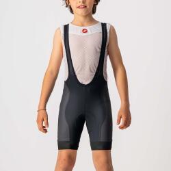CASTELLI Rövid kerékpáros nadrág kantárral - COMPETIZIONE KIDS - fekete/fehér - holokolo - 27 090 Ft