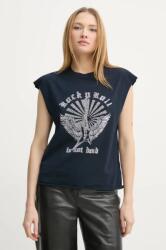 Zadig&Voltaire pamut póló női, sötétkék, JWTT01265 - sötétkék XS