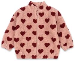 Konges Sløjd gyerek bomberdzseki JODY TEDDY JACKET GRS rózsaszín, KS102308 - rózsaszín 92