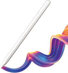 Techsuit - Stylus Toll (M2) - iPad mini 6-hoz, Pro 11/12, 9 hüvelykes, Air 4/5 készülékekhez, Adszorpciós töltéssel és tenyérérzékelés-gátlóval - Fehér