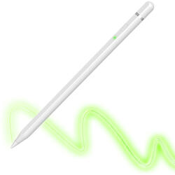 Techsuit - Stylus Toll (AP01 Pro) - iPad-hez, Bluetooth, Type-C, Palm Rejection (tenyérérzékelés), Dőlés- és Nyomásérzékelés, 125mAh - Fehér