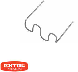 Extol Premium 8862642 műanyag hegesztő kapocs, nagy hullám 0, 6 mm - 15 mm (150 darab) (8862642)