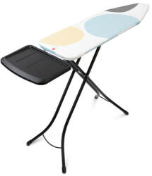 Brabantia vasalódeszka B 1003358, 124x38 cm, 7 állítható pozíció, gőzfejlesztő állvány, PerfectFlow, fehér/szürke (K1003358) Vasalódeszka