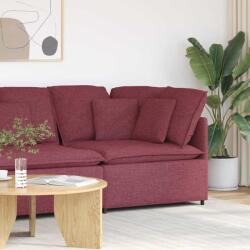 vidaXL borvörös moduláris kanapé sarokmodul párnákkal 100 cm (4104450) - vidaxl