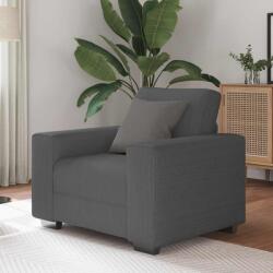 vidaXL sötétszürke kordbársony szövet kanapéfotel 60 cm (4105187)