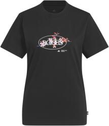 Adidas adidas Elements Radiate Floral Graphic T-Shirt S | Femei | Tricouri | Negru | JP0115