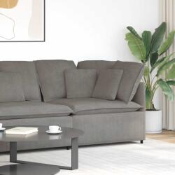 vidaXL világosszürke moduláris kanapé sarokmodul párnákkal 100 cm (4104467) - vidaxl