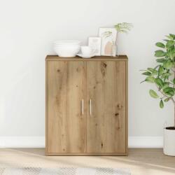 vidaXL kézműves tölgy színű szerelt fa tálalószekrény 60 x 31 x 70 cm (869142)