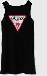 Guess gyerek pamutruha fekete, mini, egyenes - fekete 136-146 - answear - 10 990 Ft