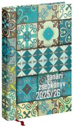 Realsystem Tanári zsebkönyv REALSYSTEM papírborító A/5 heti mozaik 2025-2026 (5311-67) - vectraline