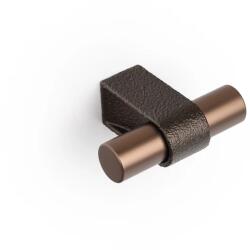  Fogantyú Viefe CASEY gomb, alumínium, texturált metál barna- matt bronz (0700060LMT4119)