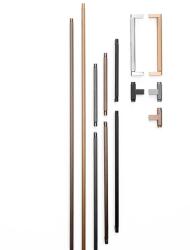  Fogantyú Viefe BROOKLYN 528/1056mm, aluminium csiszolt pezsgő (06761056L618)