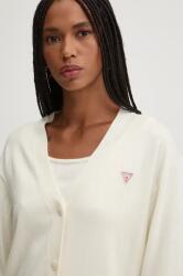 Guess Jeans kardigán gyapjú keverékből - bézs XL - answear - 26 990 Ft