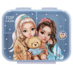 Top Modell TOPModel uzsonnásdoboz átlátszó tetővel - belül osztott - 20x7, 5x13, 8 cm - TEAM TEDDY (IMO-DP-13255)
