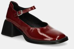 Vagabond Shoemakers bőr flip-flop ANSIE bordó, magassarkú, 5445-260-42 - burgundia Női 40