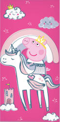 Peppa malac Unicorn fürdőlepedő, strand törölköző 70x140cm