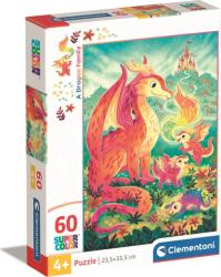 Clementoni - Puzzle A Dragon Family - 40 - 99 piese