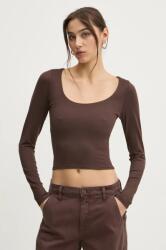 Hollister Co Hollister Co. hosszú ujjú női, barna, KI339-3626 - barna XL
