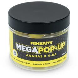 Mikbaits Mega fluo pop-up 300ml - Ananász vajsav 25mm