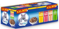 PreVital 48x100g Xxl Box Alutasakos Csirke, Borjú, Lazac, Steril-máj